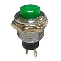 Shin Chin R13-502MA-05-BG Pushbutton Switches SPST OFF-(ON) GREEN