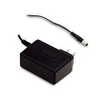 MEAN WELL SGAS60U15-P1J Fixed Plugs 60W 15V 4A US 2 pin AC plug 2.1x5.5 DC plug