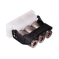 Amphenol Technical Products PL183X-301-35-5 EV Connectors 10MM POWERLOK 3 WAY PLUG STRAIGHT FOR 35MM X KEY WITH HVIL