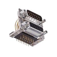 Amphenol CONEC 163A15409X D-Sub Connectors - Standard Density DSUB PREC MCHND CNT 15.88mm SPACING ANG