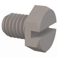 Essentra Components 011032X025 Hex Slotted Hex Slotted Screw, #10-32 Thread, 1/4 Lg
