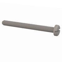 Essentra Components 010632P150 Pan Slotted Pan Slotted Screw, #6-32 Thread, 1 1/2 Lg
