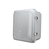 Bud Industries DPH-28714 NEMA/IP Rated Gray hinged cover IP68 N6P PC Enlc with Adj. panel height (13.2 x 11.2 x 7.7)
