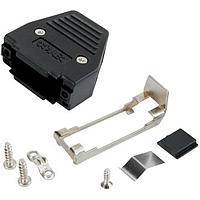 Amphenol CONEC 165X11249XE Strain Relief Backshell PLASTIC HOOD 15 POS BLK DUAL ENTRY