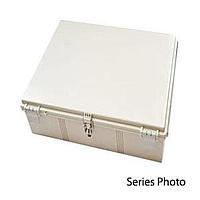 Bud Industries NBF-32436 Electrical Enclosures NEMA Enclosure Poly PTB Blend with Clear Polycabonate Door (21 X 17.1 X 6.3 In)