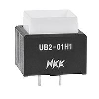 NKK Switches UB201KW035C Indicator SQUARE RED LED PC TERM BODY ONLY