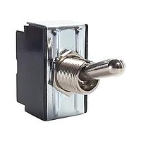 Carling Technologies 2GL54-73 Toggle Switch 2-pole, ON - None - ON, 10A/15A 250VAC/125VAC 3/4 HP, Non-Illuminated  Bat Style Toggle Switch with Screw Terminals