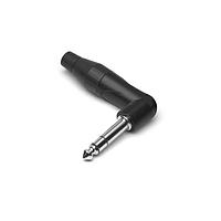 Amphenol Audio TS3RBJ Phone Connectors 3POLE STEREO RA PLG MATT BLK NI PLT CONT