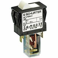 Schurter 4430.1189 Thermal for Equipment Thermal, 2 pole, Rocker actuation, with under voltage, TA45-ABTWF200E4