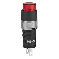 NKK Switches HB02KW01-5C-CB LED INDICATOR ROUND RED