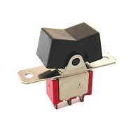 E-Switch 3003P1R6BLKM1QEBLK** Rocker Switches Rocker 5A 120VAC 28VDC, 2A 250VAC