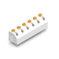 Wurth Elektronik 691418420006 Fixed Terminal Blocks WR-TBL 7.62mm Pitch Screwless 6P