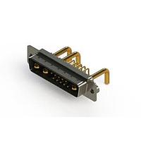 EDAC 629-13W3250-2T2 Mixed Contact D-Sub Connectors Right-angle Power Combo D-Sub Connector