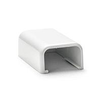 HellermannTyton TSRP1W-36 Wire Ducting & Raceways End Cap, 3/4", 3-Piece, PVC, White, 10 Individual/bg