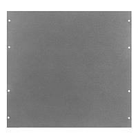 Bud Industries PA-1131-MG Surface Shield Panel Hard Aluminum Panel 19 x 1.75 x .12", Metallic Gray