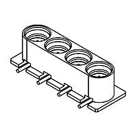Rosenberger W1S12B-40MZ9 Connectors STRAIGHT PCB PLUG QUAD FD