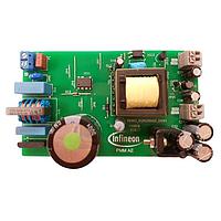 Infineon DEMO5QR2280AZ24W1TOBO1 AC/DC Primary/Secondary Side Controller - Flyback The DEMO_5QR2280AZ_24W1 demostration board operates under a wide range input developed with offline SMPS application in mind. It features the new ICE5QR2280AZ PWM quasi-resoant flyback CoolSET with 800V integrated MOSFET in DIP-7 package.