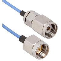 Amphenol SV Microwave MS24-047-MSSMA-060 RF Cable Assemblies 2.4mm STR M to SMA Straight M 6"Cable