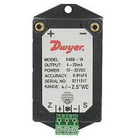 Dwyer 648B-05 Differential Pressure Transmitters – ± 0.4% to ± 0.8% Accuracy, 0.1-25 inH2O (Differential, 2.5 inH₂O, Barbed Fitting, 3/16 in)