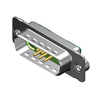 Molex / FCT 173107-0410 Mixed Contact D-Sub Connectors PLUG 5 PIN 2 HOLE