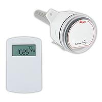 Dwyer CDTV-2N4B4 CO2 & VOC Transmitter for HVAC - Optimizes Airflow & Reduces Costs (CO2:NDIR, VOC: MEMS, Temp: 10 KΩ NTC Thermistor Type II, 2000 ppm)