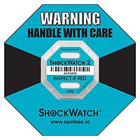SpotSee 46000K ShockWatch 2 ShockWatch 2 - 10G  -Serialized, includes framing label