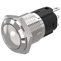 EAO 82-4571.2000 Anti-Vandal 82-4571.2000.pushbutton.maintained.16 mm.aluminium natural.flush/convex.no LED.no colour.no LED.soldering terminal