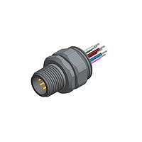 Amphenol CONEC 43-01017 Connectors ML SCK M12X1 W/WIRE FRNT MNT REPOSITION