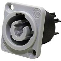 Io Audio Technologies IO-PRC3MPB Receptacles Professional Powerlatch Wall Jack, Gray