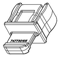 Molex 74773-0105 EMI Dust Plug SFP+ EMI dust plug