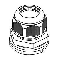 Davies Molding GC1001-F Cable Glands M40X1.5 Cable Gland Light Grey