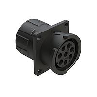 Amphenol SINE Systems FLS014N8SHEC03 Connectors 8 POS SQUARE FLANGE RECEPT