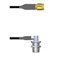 Amphenol Custom Cable Q-6901S0008120i RF Cable Assemblies SMA-SP/N-RJB RG58 120I