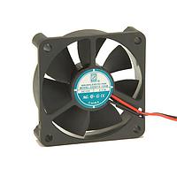 Orion Fans OD6015-24MB Brushless DC Axial Fan, 60x60x15mm, 24VDC, 17.1CFM, 3.2W, 30.6dBA, 0.15"H2O, 2x Wire