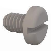 Essentra Components 010832P025PC Pan Slotted Pan Slotted Screw, #8-32 Thread, 1/4 Lg