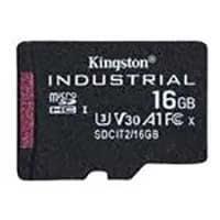 Kingston SDCIT2/16GBCA MicroSD Cards 16GB microSDHC Industrial C10 A1 pSLC Card + SD Adapter