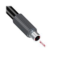 Banner Engineering PBT26UM6M.1 Inline Fiber Optic Plastic Fiber, Diffuse Reflective; Core Dia.: 0.5 mm; Fiber Length 2 m; Thread; Free cut