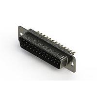 EDAC 627-M25-622-LN1 D-Sub Connectors - Standard Density Vertical Machined D-Sub Connectors