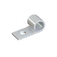 Essentra Components EXWHC2-250-01 Wire Harness Clip Clamp,Screw Mnt,Natural,1/4 in Hold