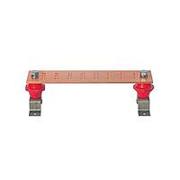 Wakefield Thermal SCGB-9-T-KT Ground Bars Ground Bar, 68 Holes, Rectangle, Copper, Tin, 20" L, 4" W, 4" H, 0.25" Thickness