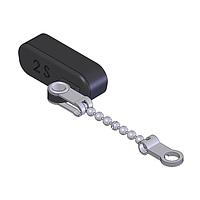 Molex / FCT 173112-0362 Dust Cap DUST CAP S2 PLSTC RCPT W/CHAIN ANTI