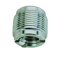 NEUTRIK NAM6 Standard Circular Connector Threaded Coupler - 3/8" internal / 5/8" external - brass