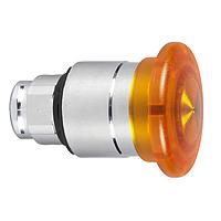 SCHNEIDER ZB4BW453 Momentary 40MM ILLUM.MUSHROOM 2 POS.MOMENTARY,YEL