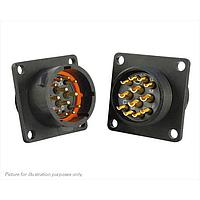 Eaton Souriau-Sunbank UTS014E12P Receptacles 12P Pin Receptacle Square Flange Sz 14E