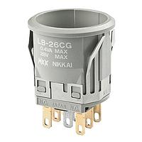 NKK Switches LB26CGG01 Pushbutton Switches STD SIZE PUSHBUTTON ILLUMINATED/IP RATED