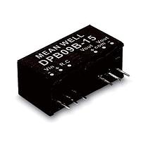 MEAN WELL DPB09B-12 Isolated 9W +/-12V +/-0-375mA 18-36Vin Iso Reg SIP