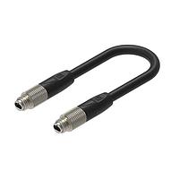 Lumberg Automation RSMGVS-8M-RSMGVS-8M-1014/5 M Double Ended Cordset SPE RSMGVS-8M RSMGVS-8M 5 M Cordset with STL-1014, FRNC Cross Linked, 1x2xAWG24/7, 600 MHz, 100 Mbps -1 Gbps SPE cable