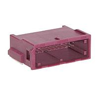 Molex 206958-5204 Headers ConnTAK50 Hdr DR RA Surface Mount 22 CKT / 20  Circuit Usable Key D Violet