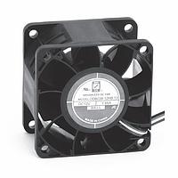 Orion Fans OD6038-24MB-VXC Vaneaxial DC Vane Axial Fan, High Static Pressure, 60x60x38mm, 24VDC, 48CFM, Ball, Wire