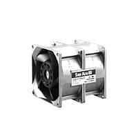 Sanyo Denki 9CRE0812P8G001 Axial Fan, 80x80x80mm, 12VDC, Counter Rotate, Low Vibration, Tach/PWM